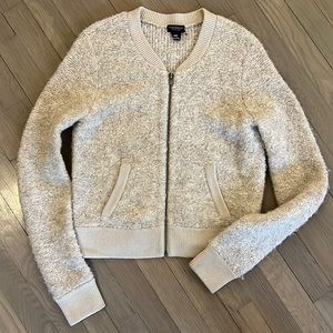Club monaco Italian knit bomber